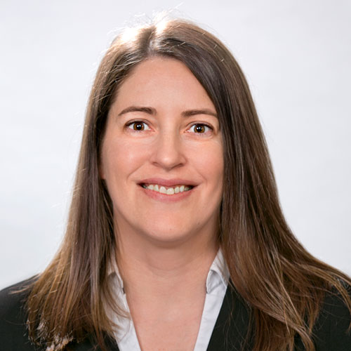 Photo portrait of Justine Whitehead, Manager